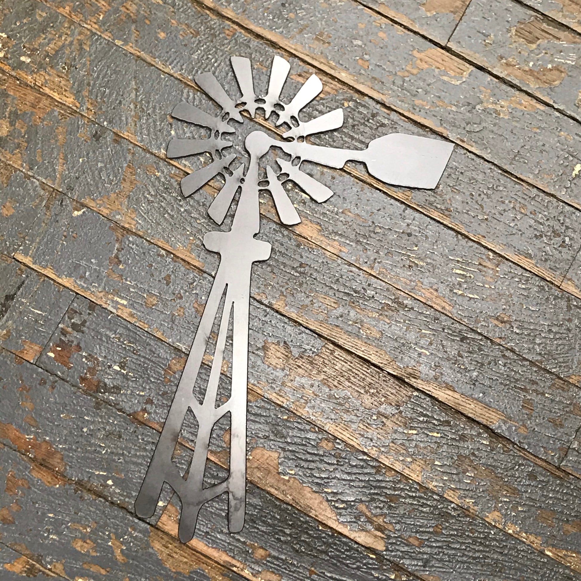 Windmill Farm Metal Sign Wall Hanger Small