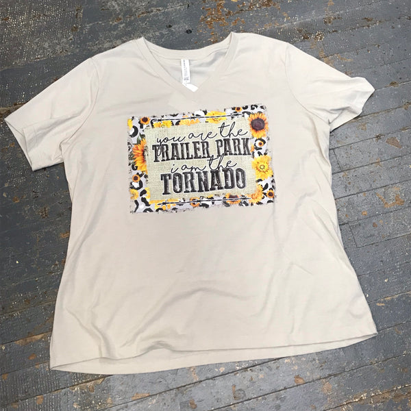Trailer Park Tornado Yellowstone Graphic Designer Short Sleeve T-Shirt