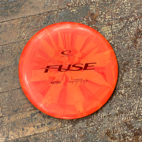Disc Golf Mid Range Fuse Latitude 64 Disc Retro Burst Orange