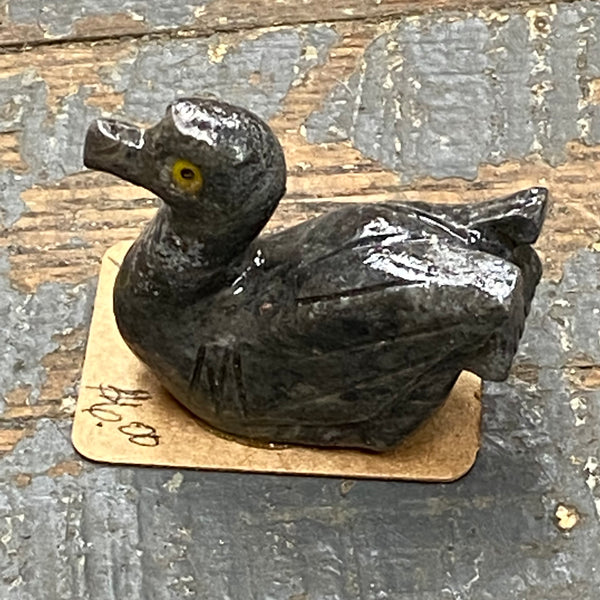Soapstone Miniature Animal Figurine Swan