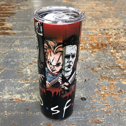 Halloween Villains FRIENDS Tall Skinny Tumbler