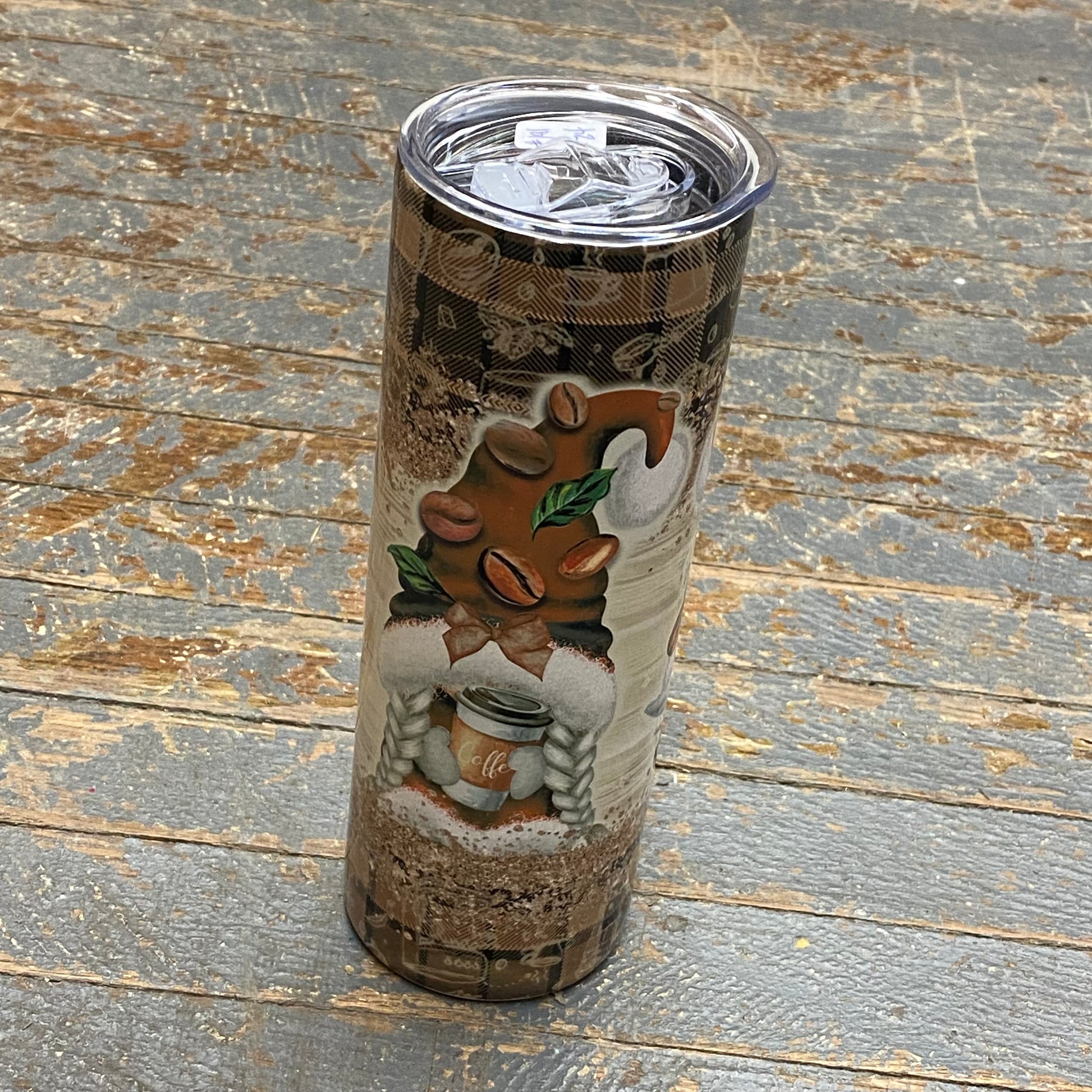 Coffee Bean Gnome Tall Skinny Tumbler