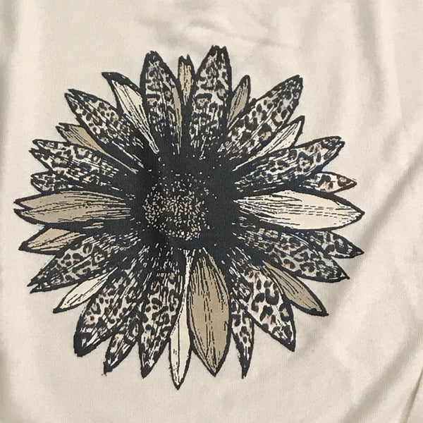Sunflower Neutral Graphic Designer Long Sleeve Sweatshirt