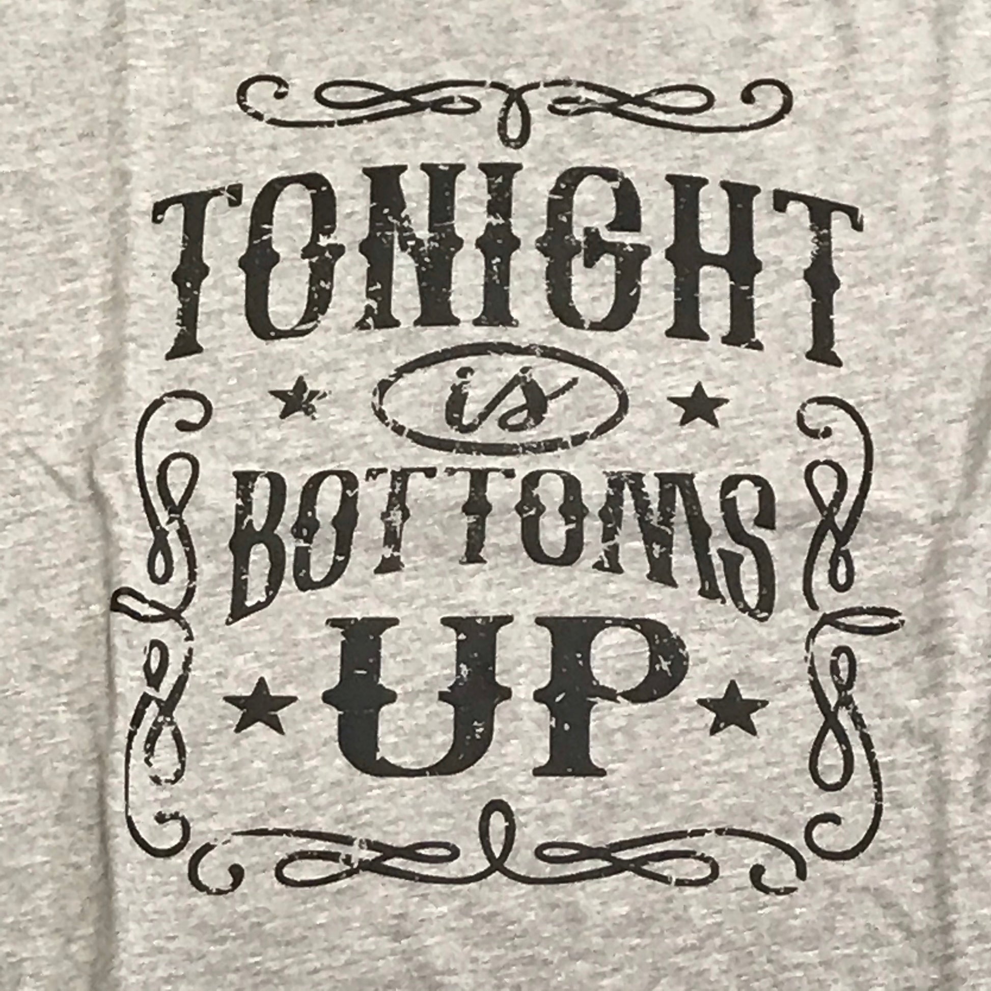 Tonight Is Bottoms Up Graphic Designer Short Sleeve T-Shirt