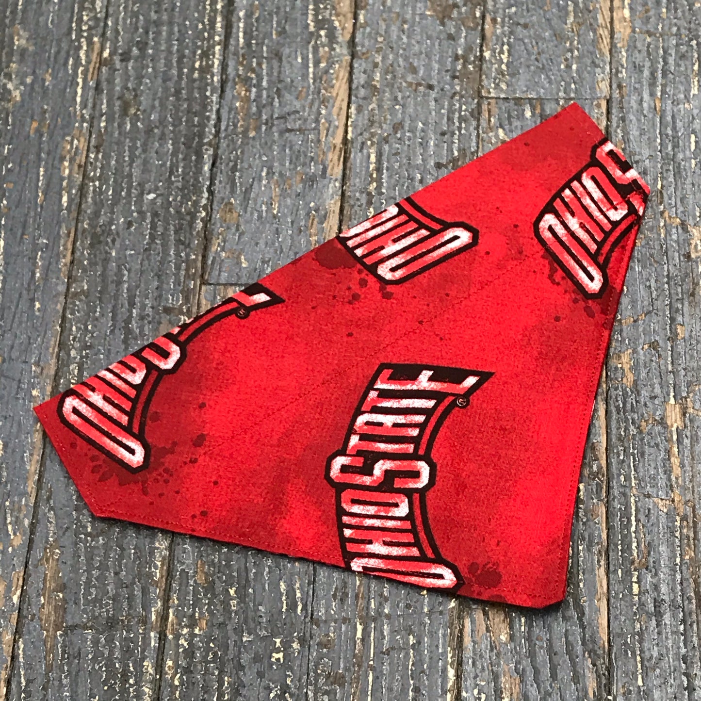 Ohio State Buckeyes OSU Dog Collar Pet Bandanna Neck Scarf