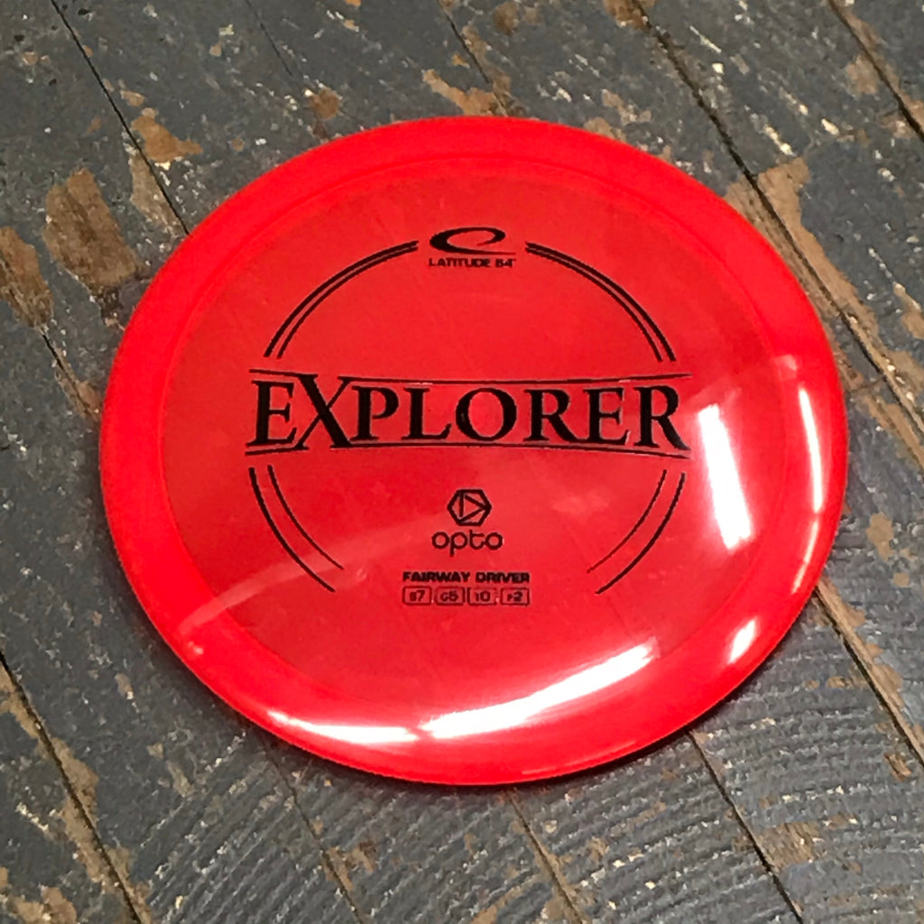 Disc Golf Fairway Driver Explorer Latitude 64 Disc Opto Flo Red