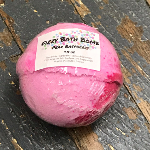 Pear Raspberry Fizzy 4.5oz Bath Bomb