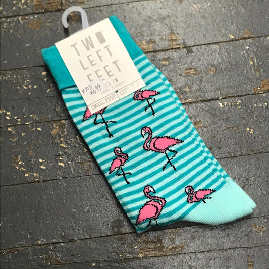 Funky Flamingo Two Left Feet Pair Socks