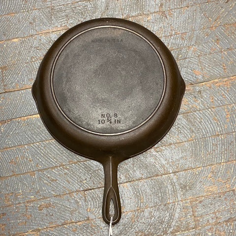 Vintage Cast Iron Cookware No 8 SOSK USA D Skillet (#10)