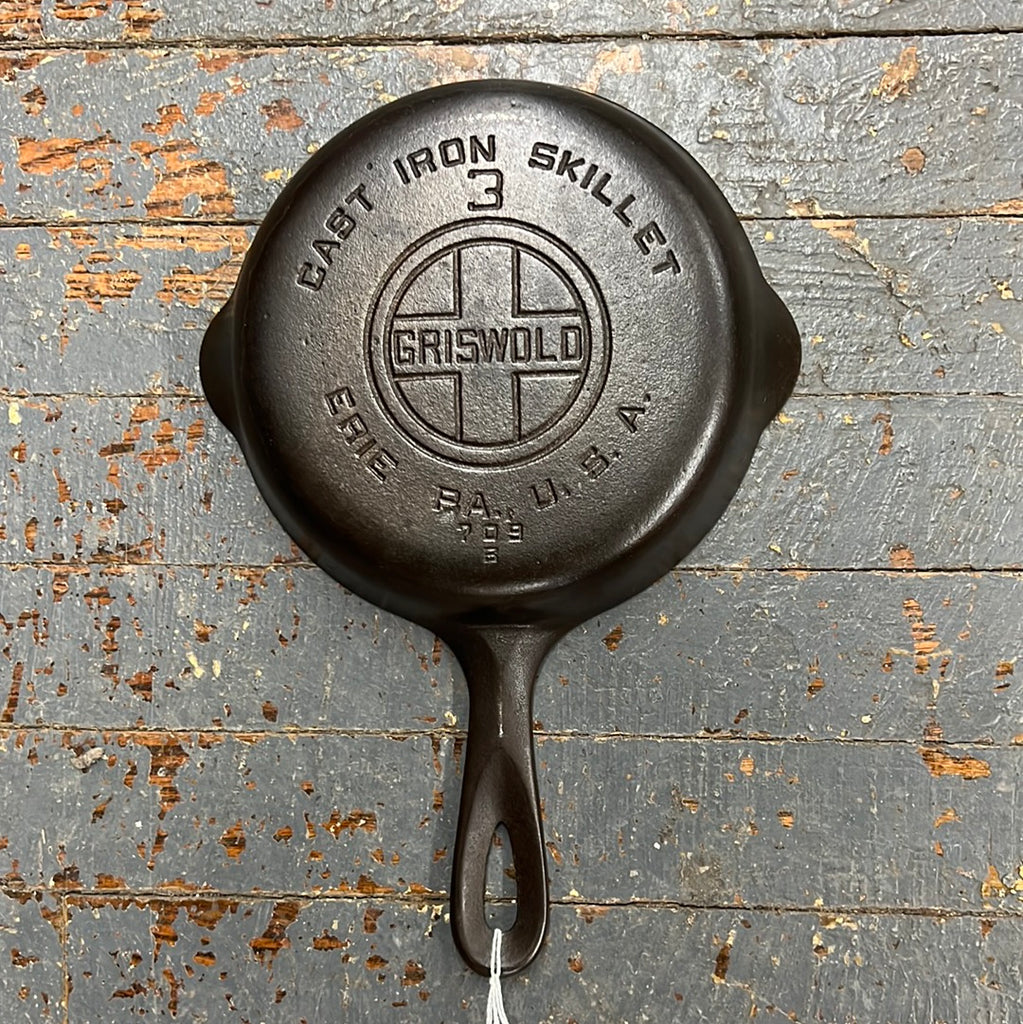 Griswold Cast Iron Skillet No.3 (two available) - antiques - by owner -  collectibles sale - craigslist
