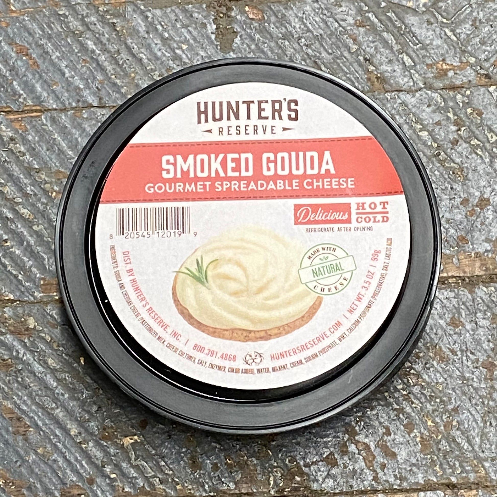 Hunters Reserve Smoked Gouda Gourmet Spreadable Cheese