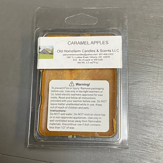 Caramel Apple Old Homefarm Melt Bar Soy Candle