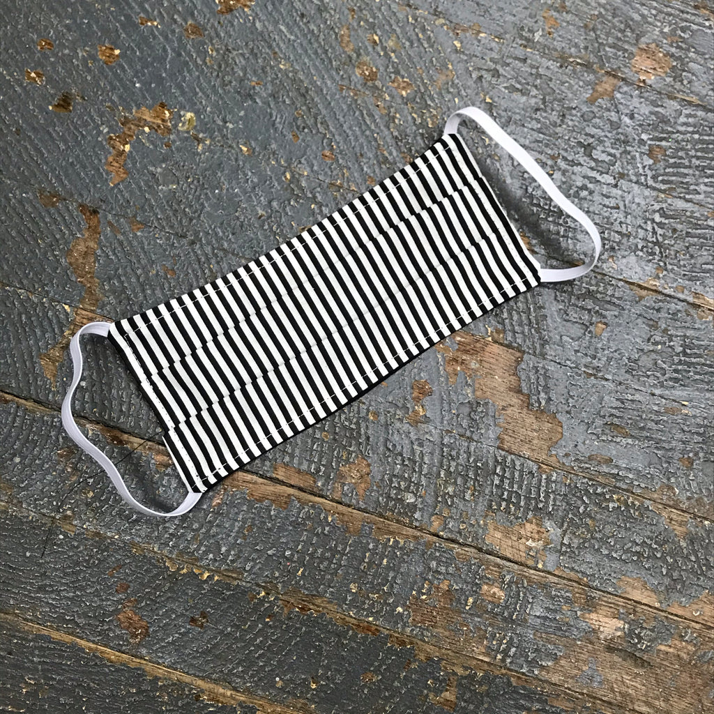 Geometric Print Stripe Handmade Cotton Cloth Face Mask Reversible Reusable