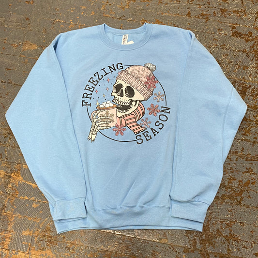 Freezing Season Graphic Designer Long Sleeve Crew Neck Sweatshirt