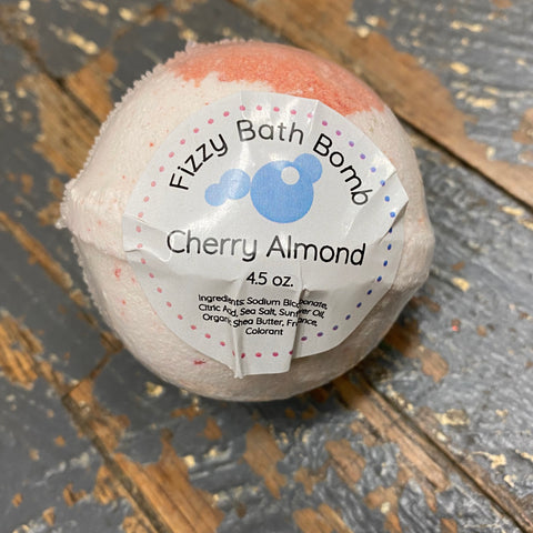 Cherry Almond Fizzy 4.5oz Bath Bomb