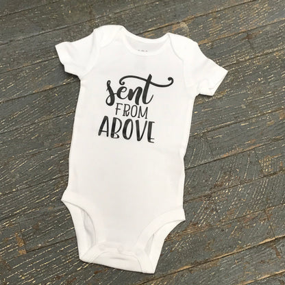 Sent From Above Onesie Bodysuit One Piece Newborn Infant Toddler Outfit