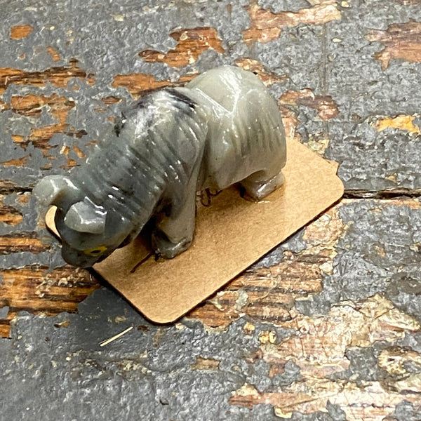 Soapstone Miniature Animal Figurine Rhino