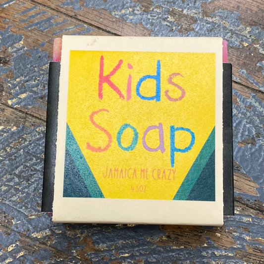 Kids Bar Soap Cleansing Wash Premium Handmade Jamaica Me Crazy