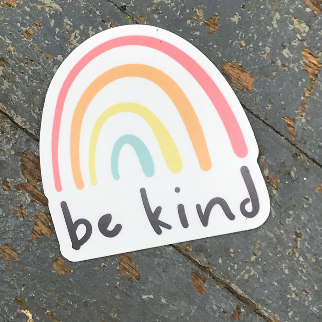 Be Kind Rainbow Large Sticker Decal