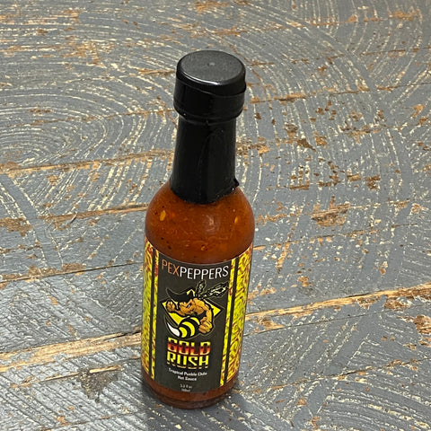 PexPeppers Hot Sauce Gold Rush