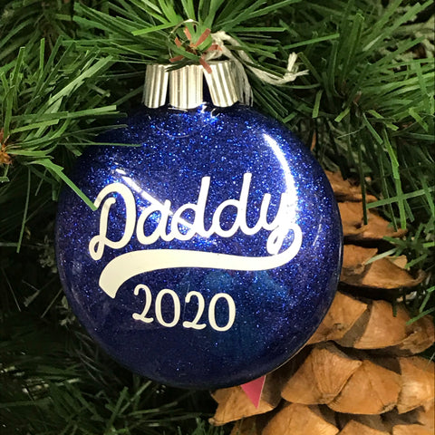 Holiday Christmas Tree Ornament Daddy 2020