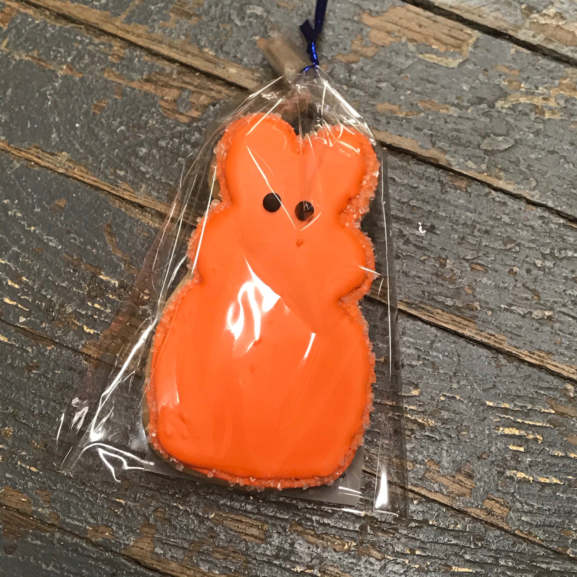 Laurie's Sweet Treats Cookie Easter Bunny Peep Orange