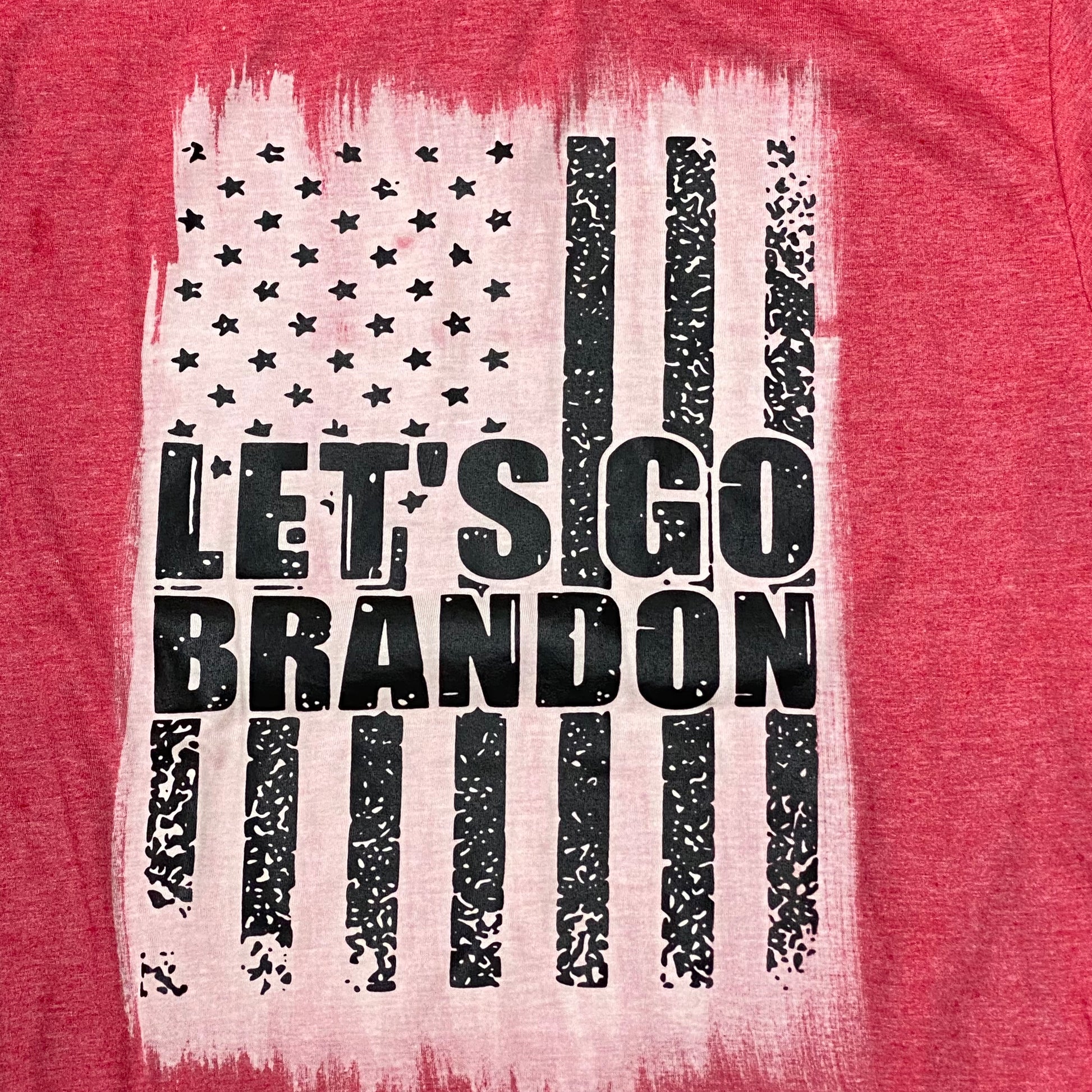 Let's Go Brandon Flag Graphic Designer Short Sleeve T-Shirt