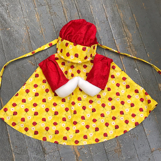 Goose Clothes Complete Holiday Goose Outfit Spring Ladybug Dress and Hat