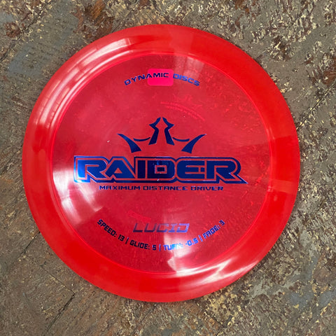 Disc Golf Distance Driver Raider Dynamic Disc Lucid Red