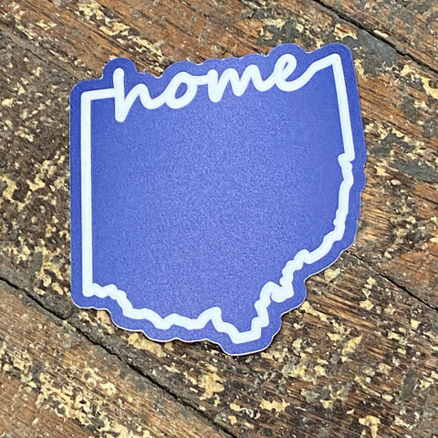 Ohio Home Navy Blue Sticker Decal