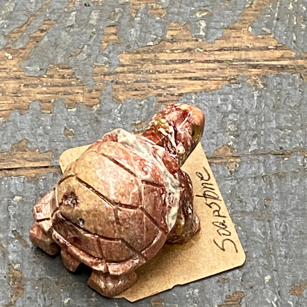 Soapstone Miniature Animal Figurine Turtle