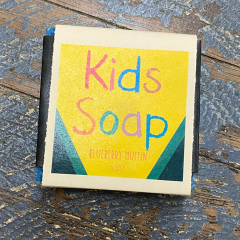 Kids Bar Soap Cleansing Wash Premium Handmade Blueberry Muffin