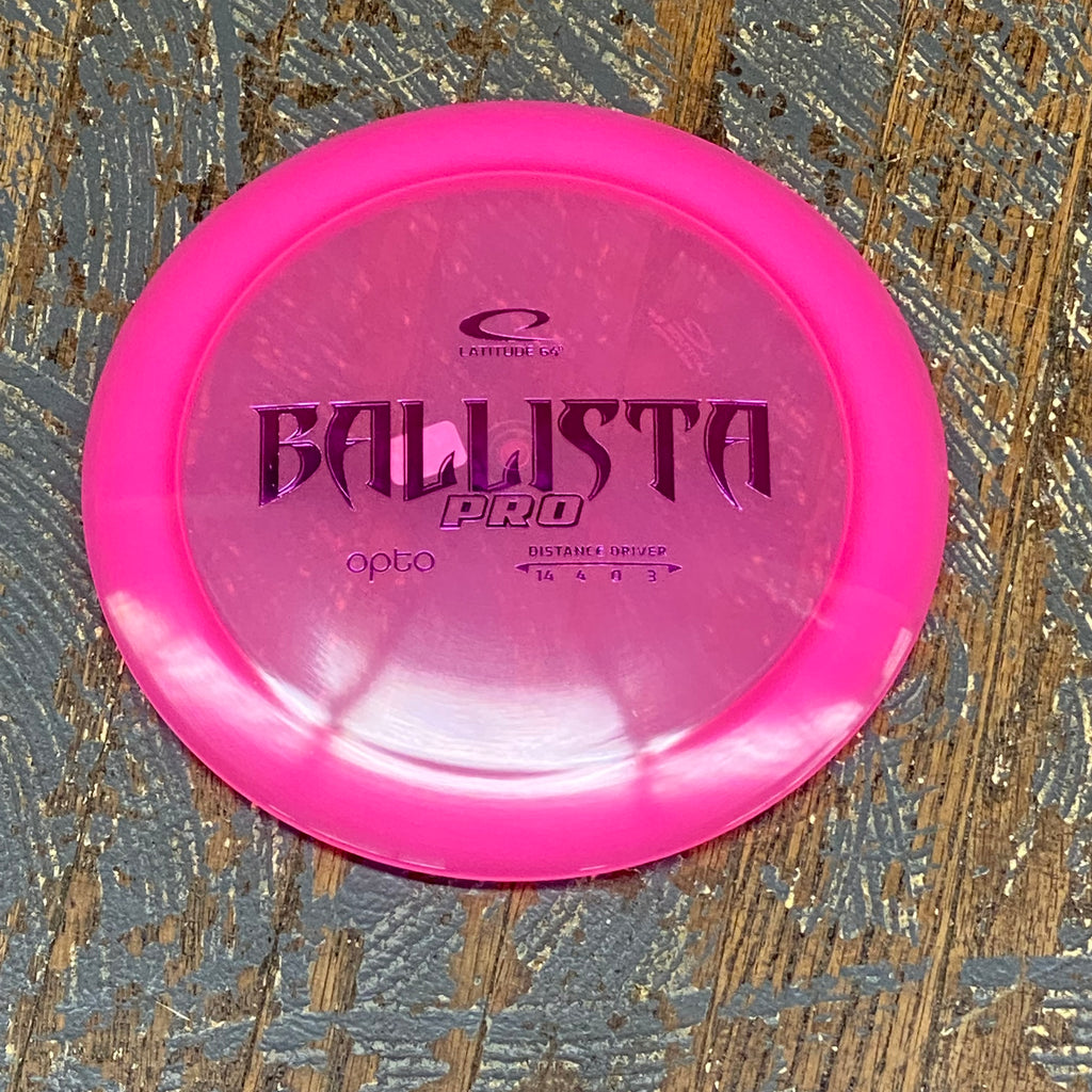 Disc Golf Distance Driver Ballista Pro Latitude 64 Disc Opto Flo Pink
