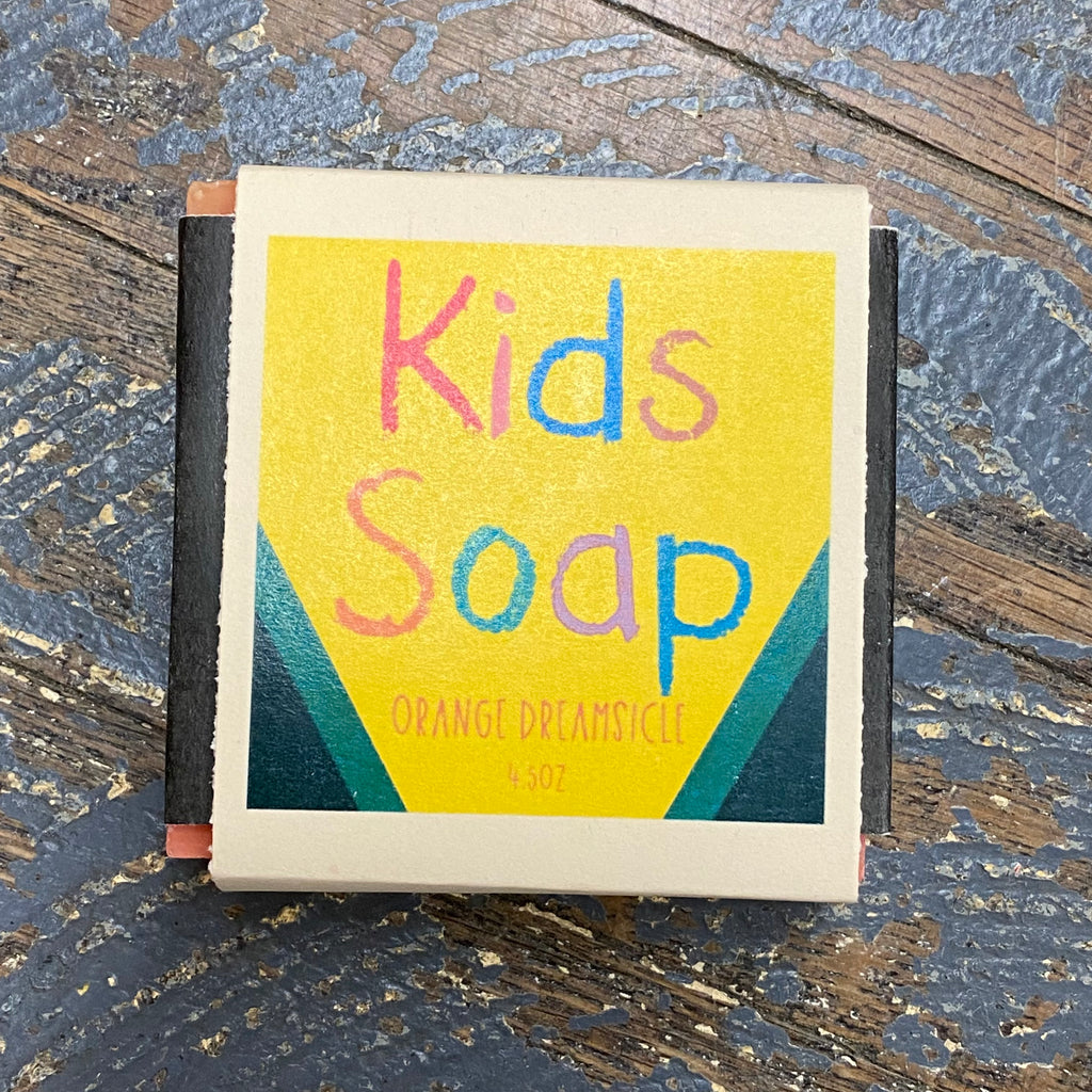 Kids Bar Soap Cleansing Wash Premium Handmade Orange Dreamsicle
