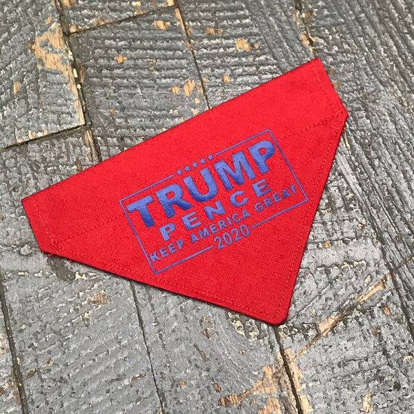 Trump Pence 2020 Red Dog Collar Pet Bandanna Neck Scarf X-Small