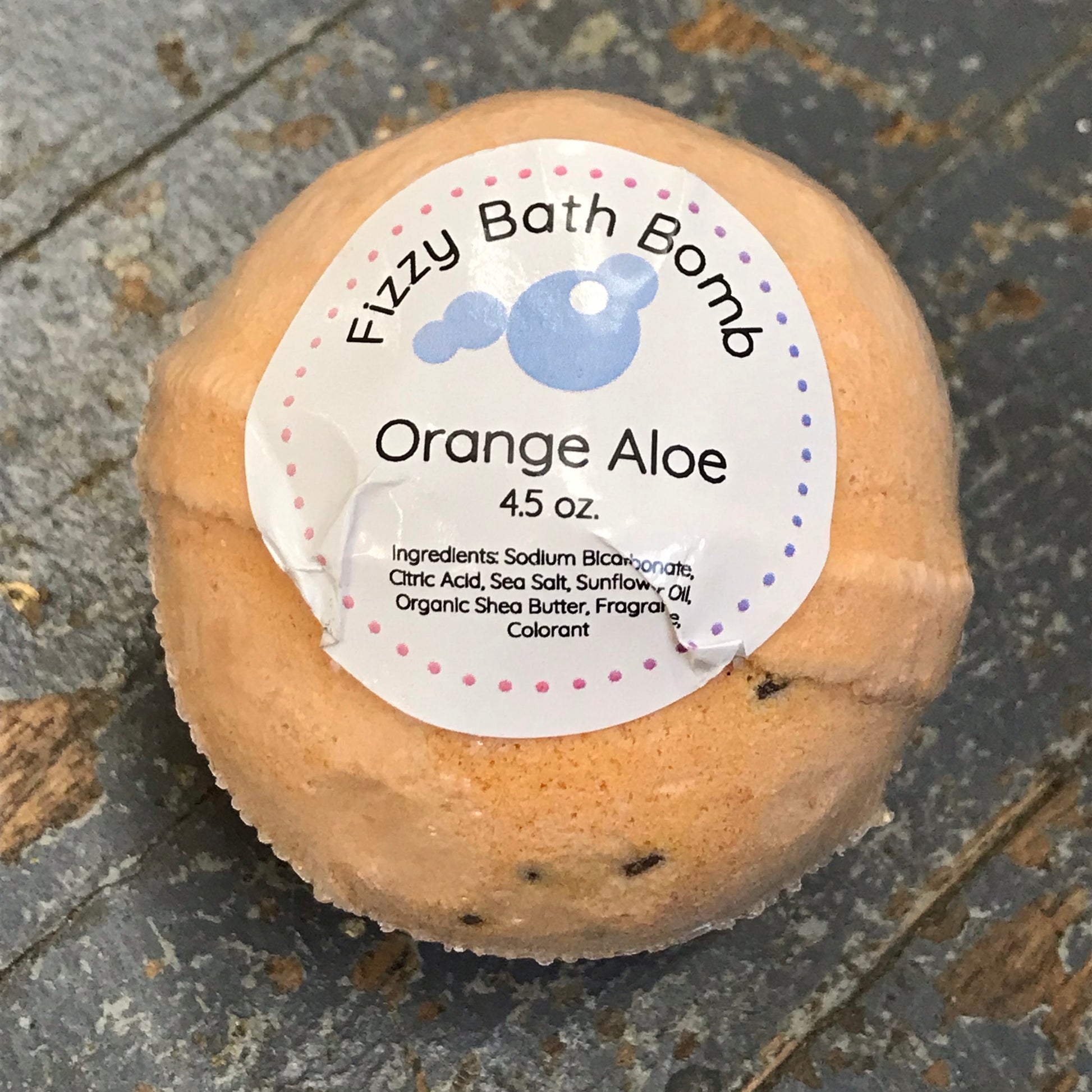 Orange Aloe 4.5oz Bath Bomb