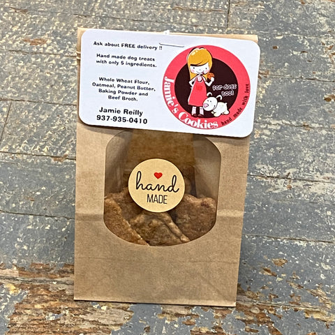 Jamie's Cookies for Dogs Too Hand Made All Natural Dog Treat Bone Small 10pk
