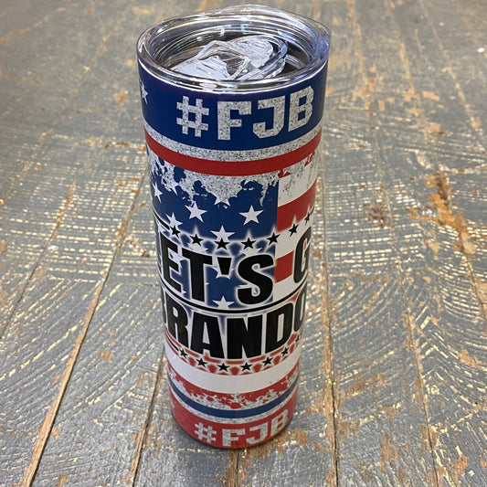 Let's Go Brandon FJB Tall Skinny Tumbler