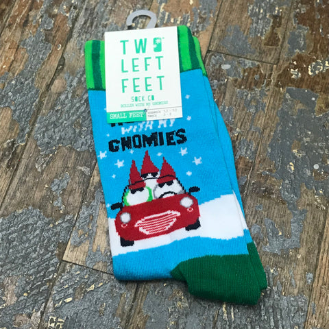 Rollin Gnomies Holiday Two Left Feet Pair Socks