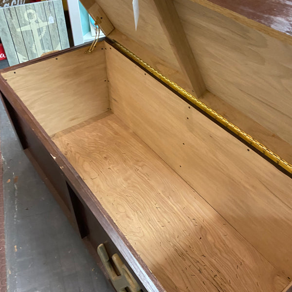 Nautical Anchor Cedar Chest Coffee Table Storage Bench