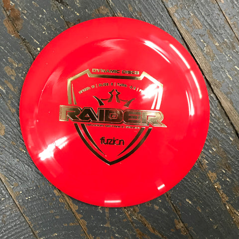 Disc Golf Distance Driver Raider Dynamic Disc Fuzion Red