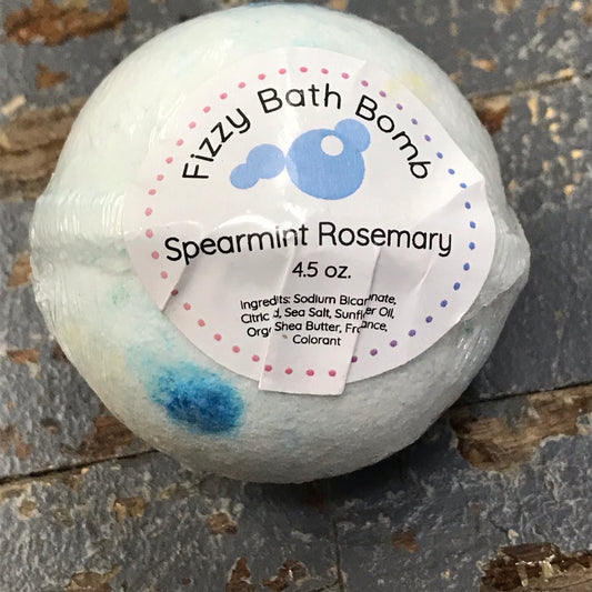 Spearmint Rosemary 4.5oz Bath Bomb