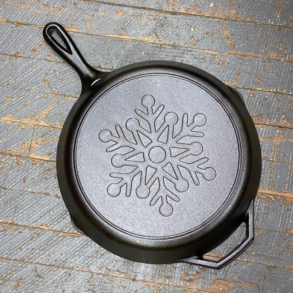 Cast Iron Cookware Lodge Tis the Season Collection Skillet 12 Snowfla –  TheDepot.LakeviewOhio
