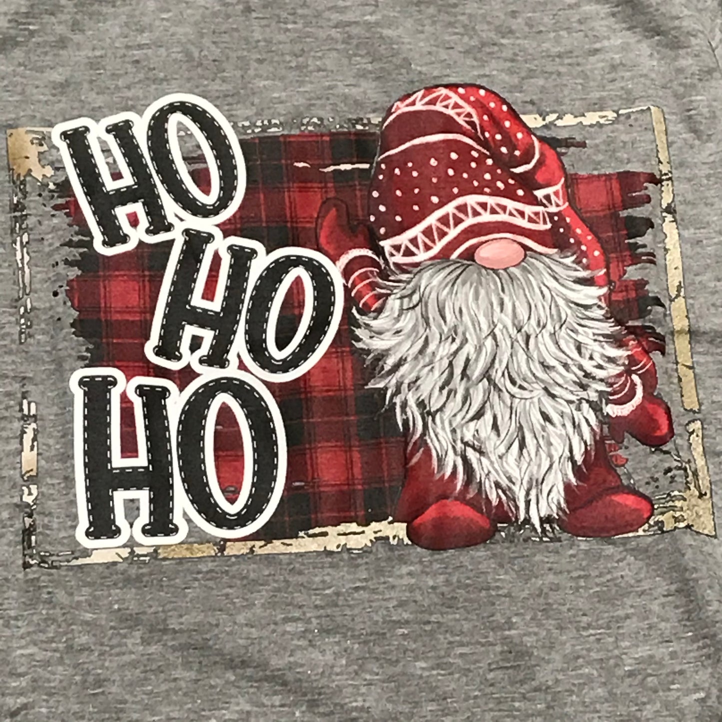 Ho Ho Ho Gnome Graphic Designer Long Sleeve T-Shirt