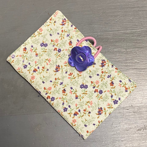 Handmade Fabric Cloth Wallet Card Holder Misc Floral