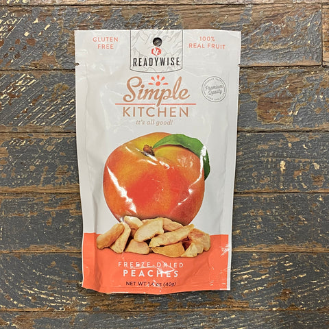 Simple Kitchen Ready Wise Freeze Dried Fruit Peaches