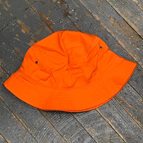 Adult Teen Sun Hat Bucket Hat Ball Cap Orange