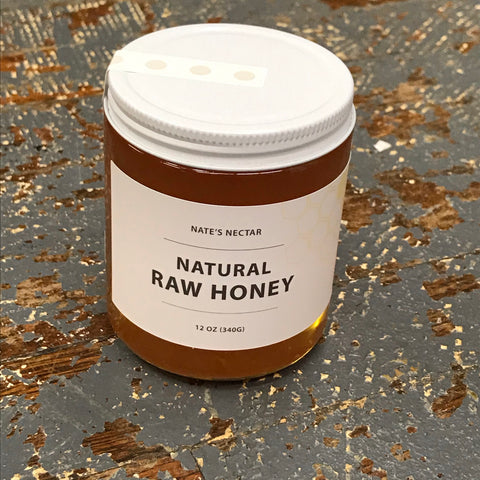 All Natural Raw Honey Glass Jar