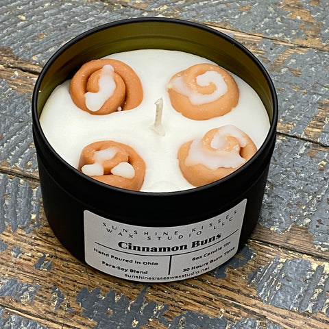 Cinnamon Buns Sunshine Kisses Melt Bar Tin Candle