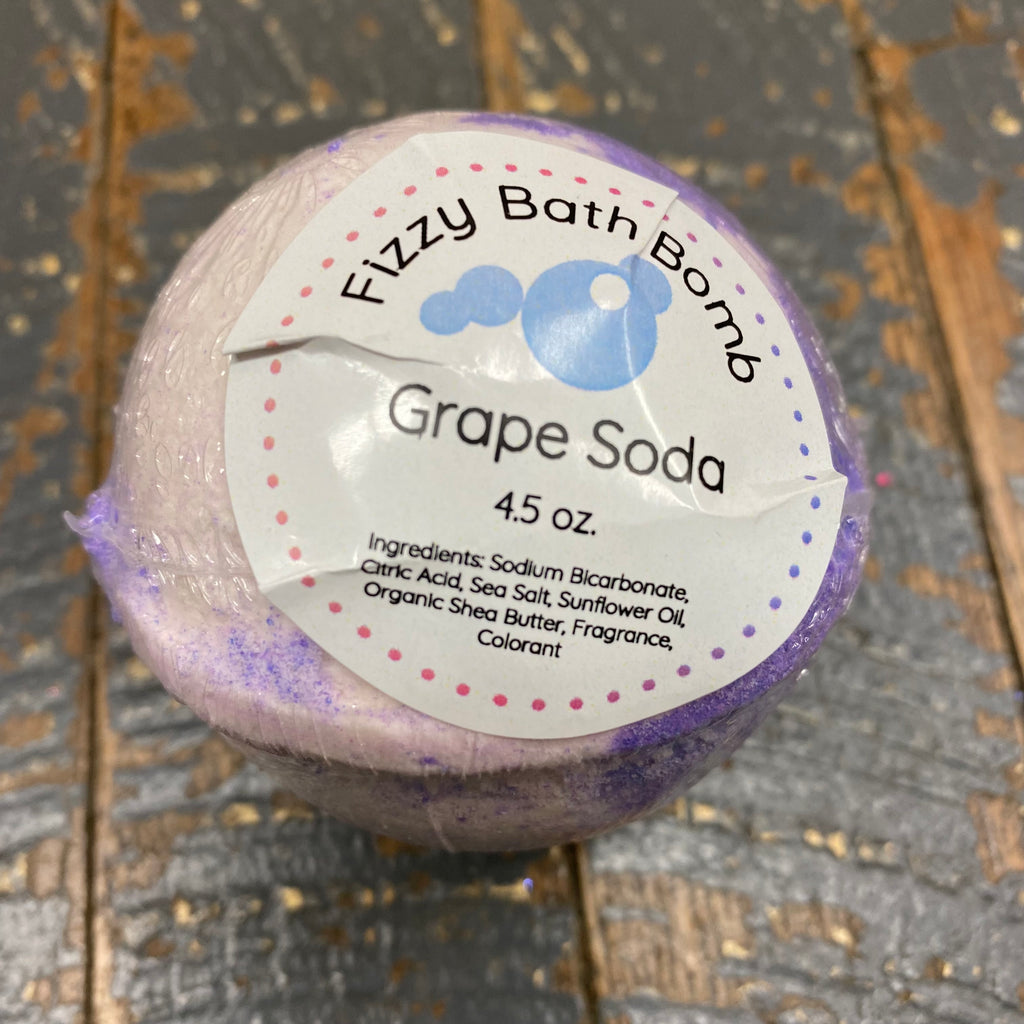Grape Soda Fizzy 4.5oz Bath Bomb